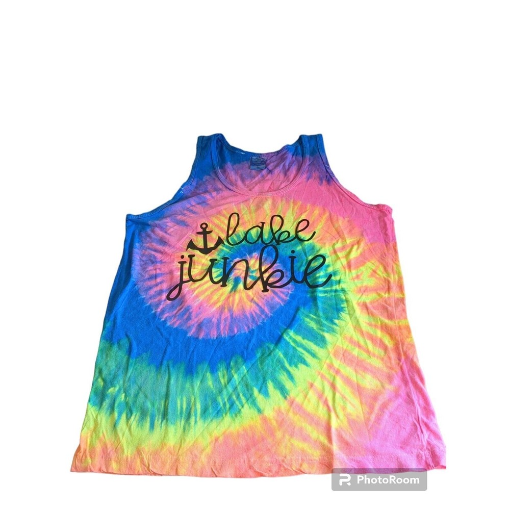 Women’s Tie Dye Hand Made Tank Top  by  Jon Lauren size M